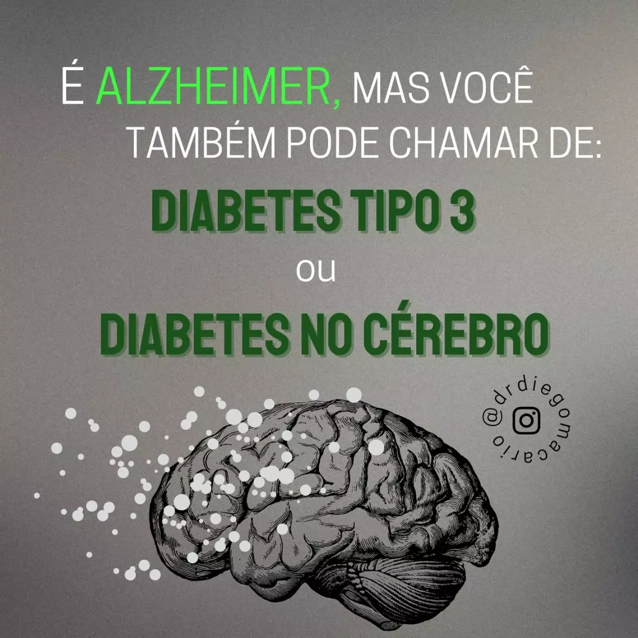 Post do Instagram do Dr. Diego Macário